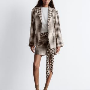 Checkered Blazer
