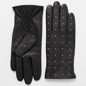 Studded Leather Gloves