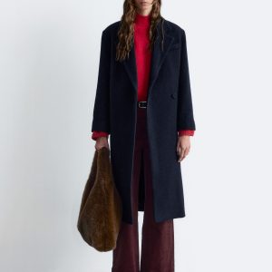 Double-Breasted Wool Coat