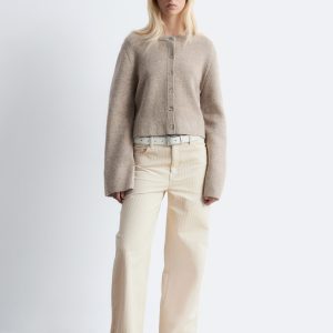 Cropped Boxy Cardigan