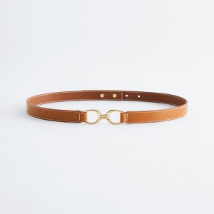 Mid-Waist Leather Belt
