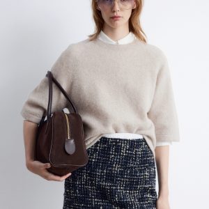 Alpaca-Blend Knitted Top