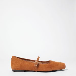 Square-Toe Ballet Flats