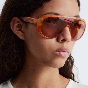 Chunky Aviator-Frame Sunglasses
