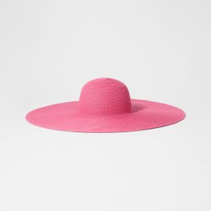 Wide-Brim Straw Hat