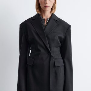 Double-Breasted Wool Blazer