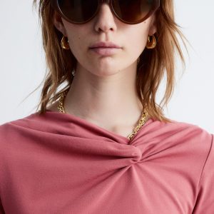 Twist-Detail T-shirt