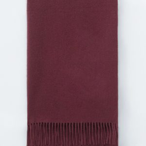 Fringed Wool Blanket Scarf