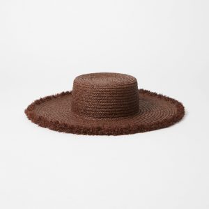 Frayed Raffia Hat