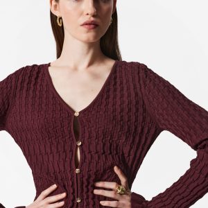 Textured Knit Cardigan