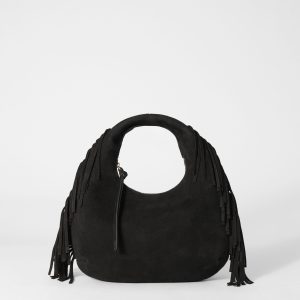 Small Fringed Suede Bag