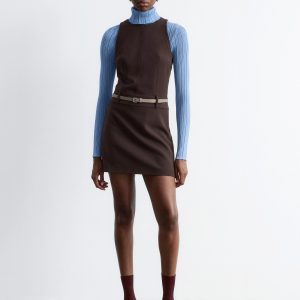 Sleeveless A-Line Mini Dress