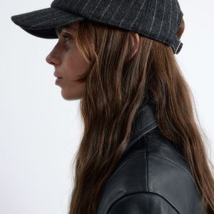 Wool-Blend Felt Baseball Cap