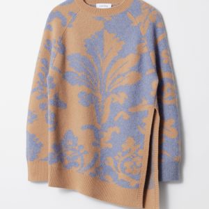 Asymmetric Jacquard Jumper