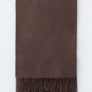 Fringed Wool Blanket Scarf