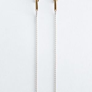 Long Chain Earcuff Earrings
