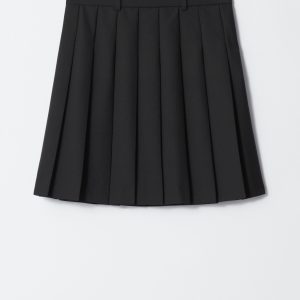 Pleated Mini Skirt