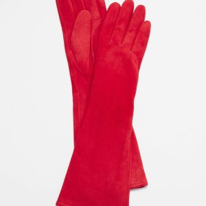 Wool-Lined Suede Gloves