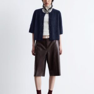 Knitted Mohair-Blend Cardigan