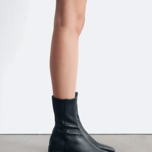 Leather Sock Boots