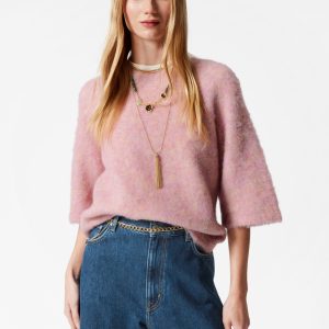 Alpaca-Blend Knitted Top