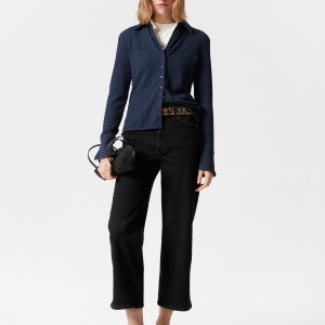 Cropped Wide-Leg Jeans