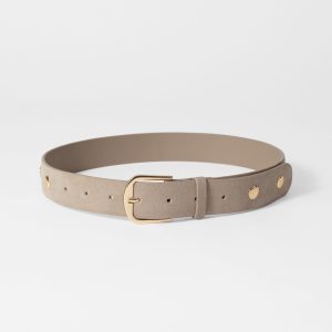Studded Suede Belt