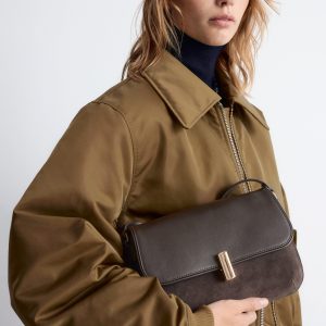 Dual Leather Crossbody Bag