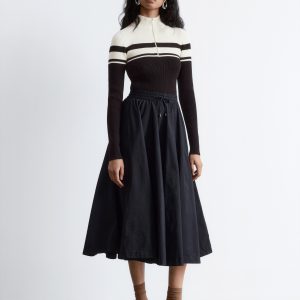 Leather Wedge Slingback Pumps