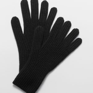 Ribbed Cashmere Gloves