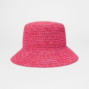 Straw Bucket Hat