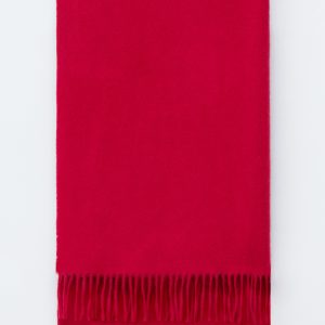 Fringed Wool Blanket Scarf