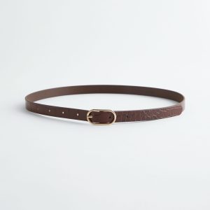 Slim Leather Belt