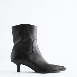 Kitten Heel Ankle Boots
