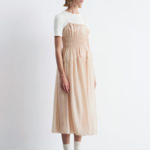 Ruched Midi Dress