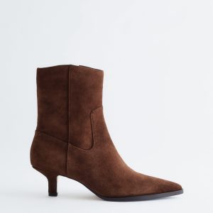Kitten Heel Ankle Boots