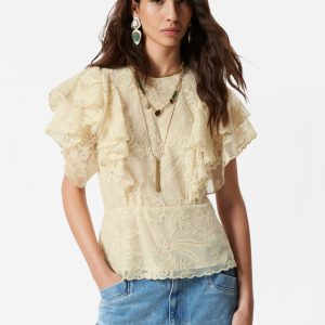 Ruffle Lace Blouse