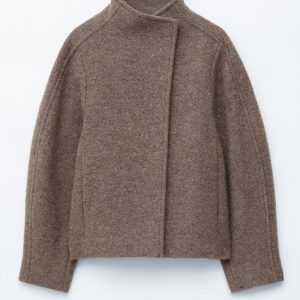 Asymmetric Wool Jacket