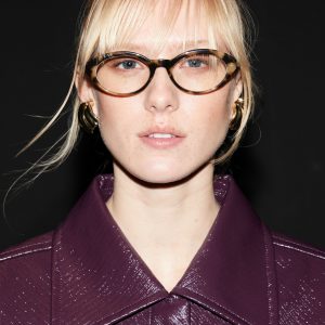 Oval-Frame Sunglasses