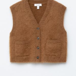 Brushed Knitted Vest