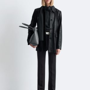 Slim-Leg Press-Crease Trousers