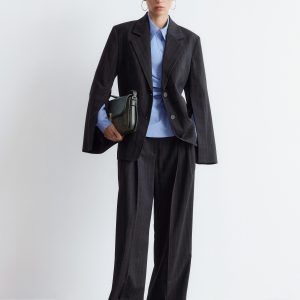 Single-Breasted Wool Blazer