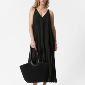 Pleated Maxi Dress
