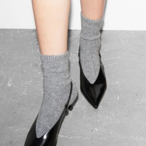 Classic Leather Slingback Pumps