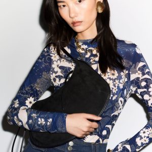 Fringed Suede Shoulder Bag