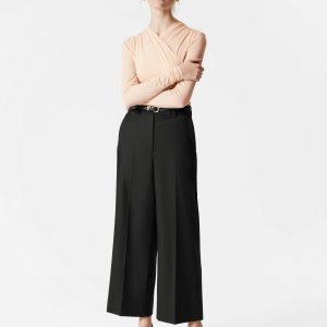 Cropped Tailored Trousers