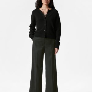 Cropped Tailored Trousers