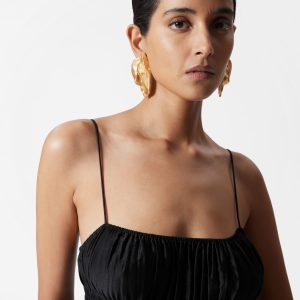 Oversized Irregular-Disc Earrings