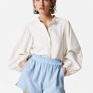 Pull-On Jacquard Shorts
