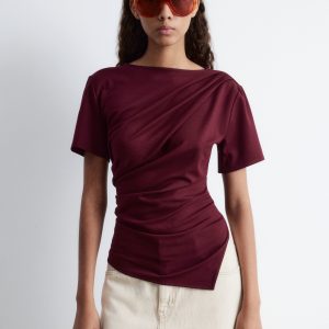 Draped Asymmetric T-shirt